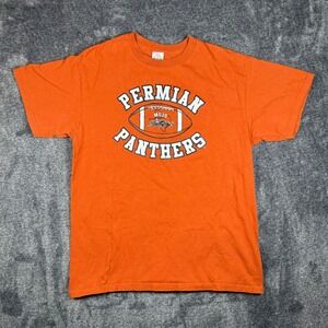 Delta Magnum Weight Permian Panthers Mojo Football T-Shirt Orange Mens Large L